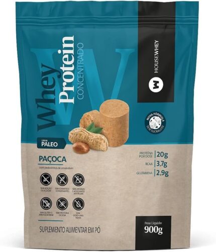 Whey Protein Concentrado, Sabor Paçoca, 900g